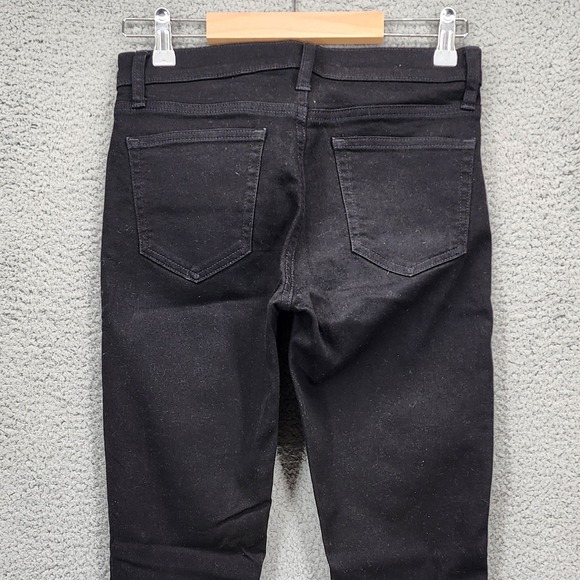 GAP‎ Women Black Classic Straight Mid Rise Petite Jeans Size 26 Petite - Picture 10 of 12